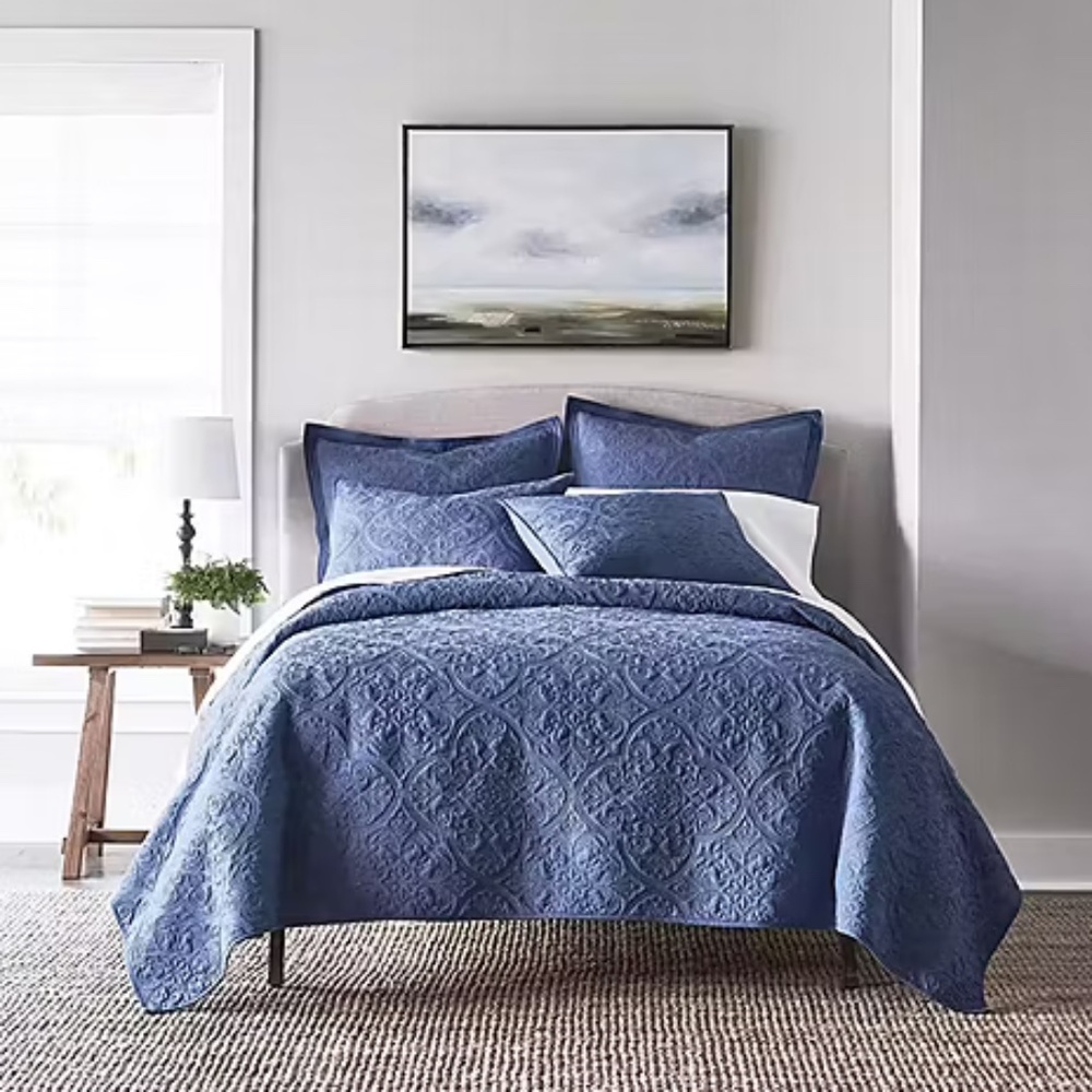 BRAND NEW Harper Quilt Coronet Blue - Twin/Twin XL